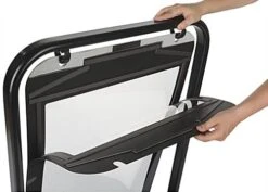 20 X 30 Outdoor Swinger Sign For Posters, Double Sided, Water-fill Base - Black -LuxeDisplay Shop pck2030bw.ra5 preview