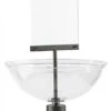 QueuePole.Economy Bowl Stanchion Topper For QueuePole.Economy Series – Clear Acrylic -LuxeDisplay Shop pobowl13bk.rw preview