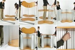 39" Portable Counter With Inner Shelf - Black 11 39" Portable Counter With Inner Shelf - Black -LuxeDisplay Shop procntvlcr.ra4 preview