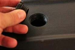 30 X 40 Sidewalk Sign For Posters, Double Sided, Water-fill Base With Springs - Black -LuxeDisplay Shop ps1540blk.ra1 preview