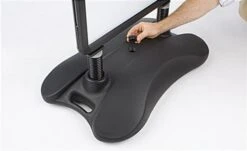 22 X 28 Sidewalk Sign For Posters, Double Sided, Water-fill Base With Springs - Black -LuxeDisplay Shop ps2228blk base1499 preview