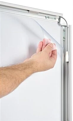 20 X 30 Sidewalk Sign For Posters, 2 Sided, Water-fill Base With Springs - Silver -LuxeDisplay Shop psc2030v2.ra2 preview