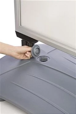 30 X 40 Sidewalk Sign For Posters, 2 Sided, Fillable Base, Outdoor - Silver 11 30 X 40 Sidewalk Sign For Posters, 2 Sided, Fillable Base, Outdoor - Silver -LuxeDisplay Shop pss3040gr.ra2 preview