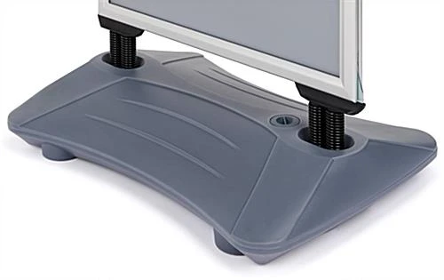 30 X 40 Sidewalk Sign For Posters, 2 Sided, Fillable Base, Outdoor - Silver 6 30 X 40 Sidewalk Sign For Posters, 2 Sided, Fillable Base, Outdoor - Silver - Image 4