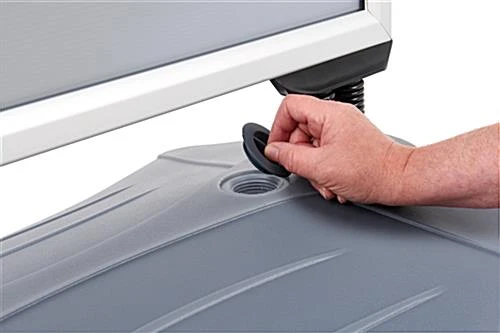 30 X 40 Sidewalk Sign For Posters, 2 Sided, Fillable Base, Outdoor - Silver 9 30 X 40 Sidewalk Sign For Posters, 2 Sided, Fillable Base, Outdoor - Silver - Image 7