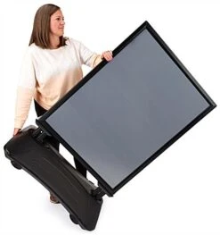 30 X 40 Sidewalk Sign For Posters, Double Sided, Fillable Base With Springs - Black -LuxeDisplay Shop psss3040bkv2.ra1 preview