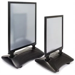 30 X 40 Sidewalk Sign For Posters, Double Sided, Fillable Base With Springs - Black -LuxeDisplay Shop psss3040bkv2.ra2 preview