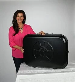 Carrying Case For Prize Wheels, Up To 20.5" Diameter - Black