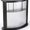 38.75" Tall Portable Counter With Floating Shelf, PVC Lens, Carrying Bags - Black 2 38.75" Tall Portable Counter With Floating Shelf, PVC Lens, Carrying Bags - Black -LuxeDisplay Shop pwdmgb.rw preview
