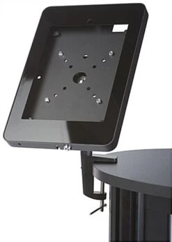 41” Tall Portable Counter With Clamping IPad Enclosure, Carrying Bags - Black -LuxeDisplay Shop pwdmgbgpd.ra3 preview