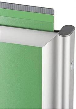 3-Tiered Metal Magazine Floor Stand, 8.5"w, Sign Holder, Carrying Bag - Silver -LuxeDisplay Shop pz4slih.ra7 preview