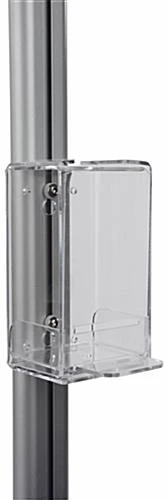 Hand Sanitizer Holder With 11” X 17” Sign Frame, Floor Standing - Silver 9 Hand Sanitizer Holder With 11” X 17” Sign Frame, Floor Standing - Silver - Image 7