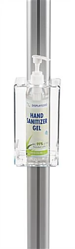 Hand Sanitizer Holder With 11” X 17” Sign Frame, Floor Standing - Silver 7 Hand Sanitizer Holder With 11” X 17” Sign Frame, Floor Standing - Silver - Image 5