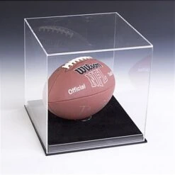 Sports Display Case W/ Lift-Off Top, Removable Riser & Black Base -LuxeDisplay Shop rbbdcca04.ra2 preview