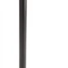 QueuePole.Economy 41.5" Black Stanchion Post, Retractable Belt - 1 Color Printing -LuxeDisplay Shop rccblt1cbl.rw preview