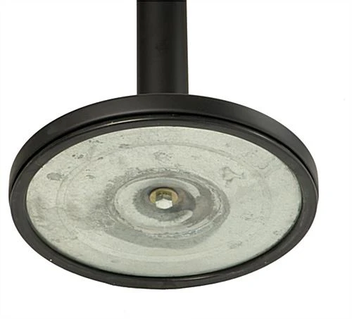 QueuePole.Economy 41.5" Black Stanchion Post, Gray Belt - 1 Color Printing 6 QueuePole.Economy 41.5" Black Stanchion Post, Gray Belt - 1 Color Printing - Image 4