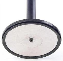 QueuePole Round 40" Stanchion Post With 9.5' Blue Retractable Belt - Black -LuxeDisplay Shop rccdblkbl.ra1 preview