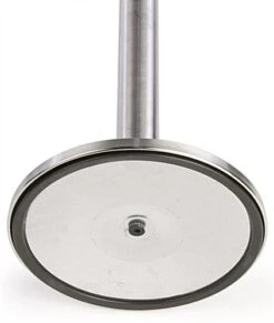 QueuePole 40" Stanchion Post With 9.5' Blue Retractable Belt - Silver -LuxeDisplay Shop rccdssbrbl.ra3 preview