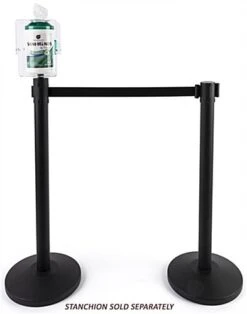 Stanchion Hand Sanitizer Topper, Height Adjustable Wipe Dispenser - Clear 11 Stanchion Hand Sanitizer Topper, Height Adjustable Wipe Dispenser - Clear -LuxeDisplay Shop rccplstwipe2.ra5 preview