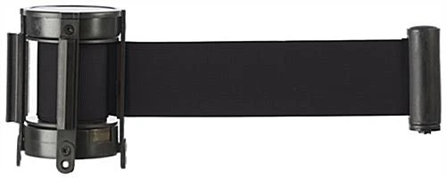 QueuePole.Economy Replacement 6.5' Stanchion Belt - Black 3 QueuePole.Economy Replacement 6.5' Stanchion Belt - Black