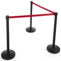 QueuePole.Economy 6.5' Stanchion Belt - Red -LuxeDisplay Shop rccrbrdf.ra3 preview