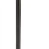 QueuePole.Economy 41.5" Black Stanchion Post With 6.5' Red Retractable Belt -LuxeDisplay Shop rccstred02.rw preview