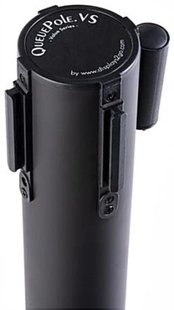 QueuePole.Value 36" Black Stanchion Post With 6.5' Black Retractable Belt 10 QueuePole.Value 36" Black Stanchion Post With 6.5' Black Retractable Belt -LuxeDisplay Shop rccvaluebk.ra3 preview