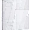 4-Tiered Acrylic Magazine Wall Rack, 8.5"w, 4 Pockets - Clear -LuxeDisplay Shop rm4.rw preview