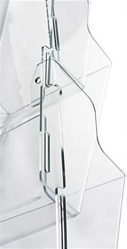 4-Tiered Hanging Acrylic Brochure Holder, 4"w, Steel Hooks - Clear 8 4-Tiered Hanging Acrylic Brochure Holder, 4"w, Steel Hooks - Clear -LuxeDisplay Shop rmbcubblfk.ra2 preview