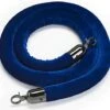 6.5’ Velvet Stanchion Rope With Black Clasps - Blue -LuxeDisplay Shop rp2mbubk02.rw preview