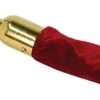 6.5' Velvet Stanchion Rope With Brass Clasps - Burgundy -LuxeDisplay Shop rp2mrrbr03.rw preview