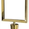 QueuePole Round 7 X 11 Sign Frame For Stanchions - Brass -LuxeDisplay Shop rpbrsh711.rw preview