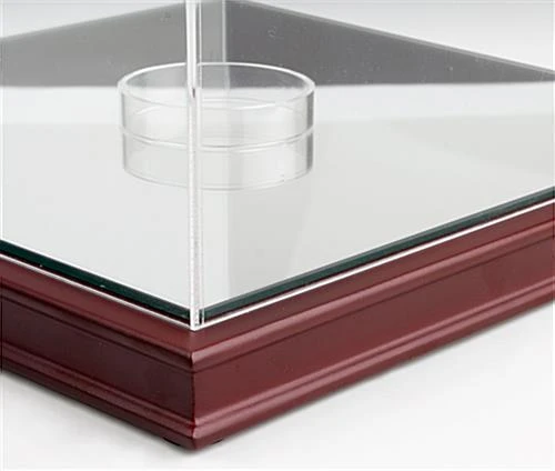 Sports Display Case W/ Wood Base, Acrylic Casing & Lift-Off Top 5 Sports Display Case W/ Wood Base, Acrylic Casing & Lift-Off Top - Image 3