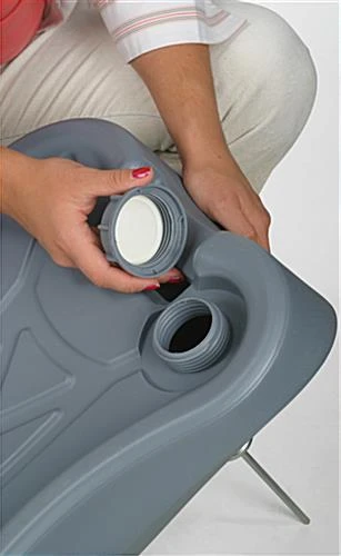 Sidewalk Sign With 24 X 39 Sign Board For Adhesive Letters, Fillable Base - Gray 8 Sidewalk Sign With 24 X 39 Sign Board For Adhesive Letters, Fillable Base - Gray - Image 6