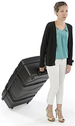 38.5" Tall Portable Counter With Black Stretch Cover And Case 10 38.5" Tall Portable Counter With Black Stretch Cover And Case - Image 8