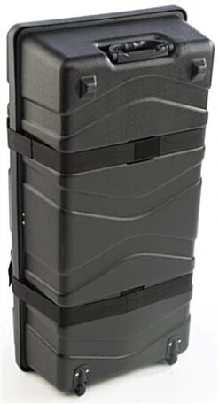 38.5" Tall Portable Counter With Black Stretch Cover And Case 17 38.5" Tall Portable Counter With Black Stretch Cover And Case -LuxeDisplay Shop scase02.ra3 preview