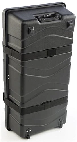 38.5" Tall Portable Counter With Black Stretch Cover And Case 7 38.5" Tall Portable Counter With Black Stretch Cover And Case - Image 5