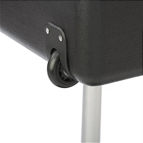 38.5" Tall Portable Counter With Black Stretch Cover And Case 9 38.5" Tall Portable Counter With Black Stretch Cover And Case - Image 7