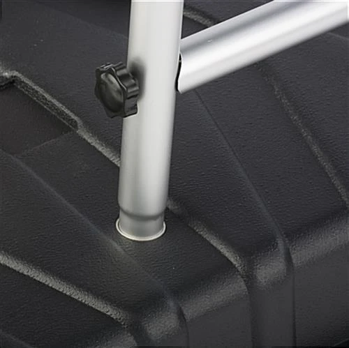 38.5" Tall Portable Counter With Black Stretch Cover And Case 12 38.5" Tall Portable Counter With Black Stretch Cover And Case - Image 10