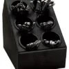 Tiered Plastic Silverware Holder, 6 Bins - Black -LuxeDisplay Shop slvog6xbk.rw preview