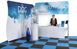 80.25" Portable Round Twist Tower W/Shelves, Top Light, White & Clear Panels - Silver -LuxeDisplay Shop slvtwst2ml.renv preview