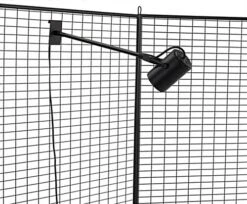 12 Watt LED Display Gridwall Spotlight With Clip On Mounting- Black -LuxeDisplay Shop smgrdslbk.ra2 preview