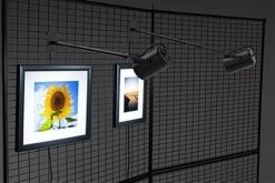 12 Watt LED Display Gridwall Spotlight With Clip On Mounting- Black -LuxeDisplay Shop smgrdslbk.ra6 preview