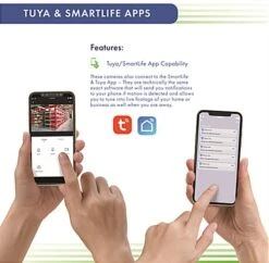 Security Camera, App Compatible, Wall-Mount, Indoor Only - White 15 Security Camera, App Compatible, Wall-Mount, Indoor Only - White -LuxeDisplay Shop sms cameraappimage.ra8 preview 1