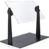 Countertop Sneeze Shield, Adjustable Barrier, 90º Tilting Range, Acrylic - Black -LuxeDisplay Shop smsdapsga.rw preview
