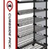 39.5" Wire Racks W/ (3) Pre-Printed Panels, 4 Locking Caster Wheels - Curbside Pickup -LuxeDisplay Shop smsdbrgcpu.ra3 preview