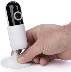 Security Camera, App Compatible, Countertop Placement, Indoor Only - White -LuxeDisplay Shop smsdtcam.ra4 preview