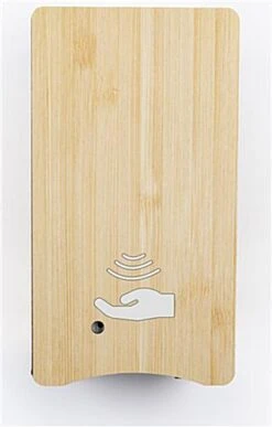 Touchless Hand Sanitizer Dispenser, Wall Mount, Decorative Cover - Light Wood -LuxeDisplay Shop smsdwgcslt.ra1 preview