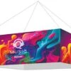 8' Square Hanging Ceiling Banner With Custom Printed Stretch Fabric -LuxeDisplay Shop sqrhb84.rw preview