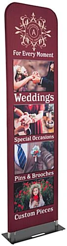 2’ Trade Show Display W/ Single-Sided Custom Graphics, Portable